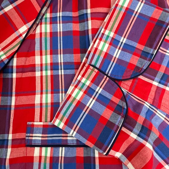 Brooks Brothers Lightweight Madras Cotton Robe 🎉2X Host Pick 🎉 - Picture 8 of 12